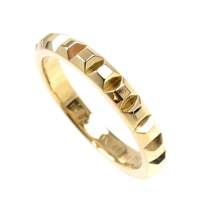 Boucheron ブシュロン K18YG イエローゴールド クルドパリ ミディアム リング・指輪 JAL00008 8号 48 3.3g レディース【中古】