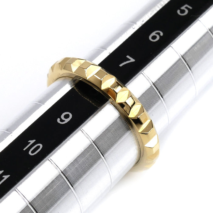 Boucheron ブシュロン K18YG イエローゴールド クルドパリ ミディアム リング・指輪 JAL00008 8号 48 3.3g レディース【中古】