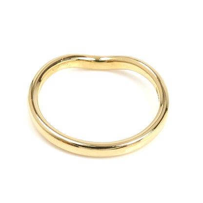 TIFFANY&Co. ティファニー K18YG イエローゴールド カーブドバンド リング リング・指輪 60016746 9号 2.2g レディース【中古】