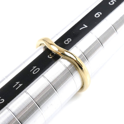 TIFFANY&Co. ティファニー K18YG イエローゴールド カーブドバンド リング リング・指輪 60016746 9号 2.2g レディース【中古】