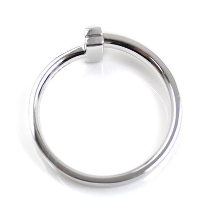 TIFFANY&Co. ティファニー K18WG ホワイトゴールド Tワン ナロー リング・指輪 69278280 17号 4.5g ユニセックス【中古】【美品】
