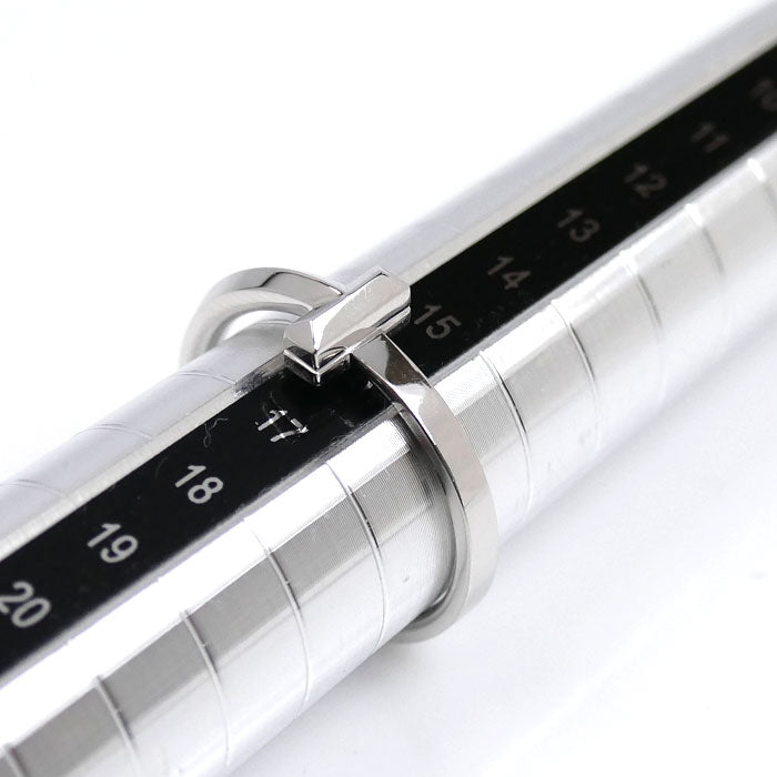 TIFFANY&Co. ティファニー K18WG ホワイトゴールド Tワン ナロー リング・指輪 69278280 17号 4.5g ユニセックス【中古】【美品】