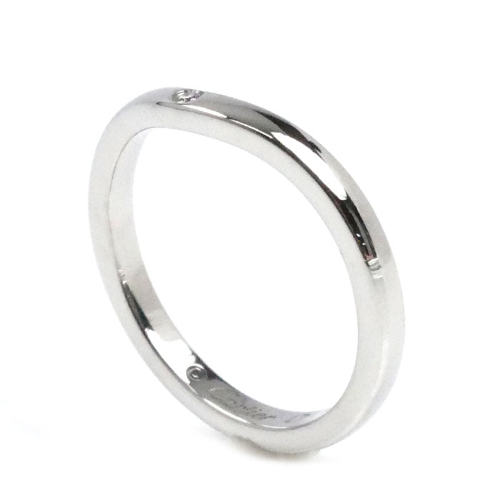 CARTIER カルティエ Pt950プラチナ バレリーナ カーブ ウェディング 3P ダイヤ リング・指輪 B4092947 ダイヤモンド 7号 47 2.9g レディース【中古】【美品】