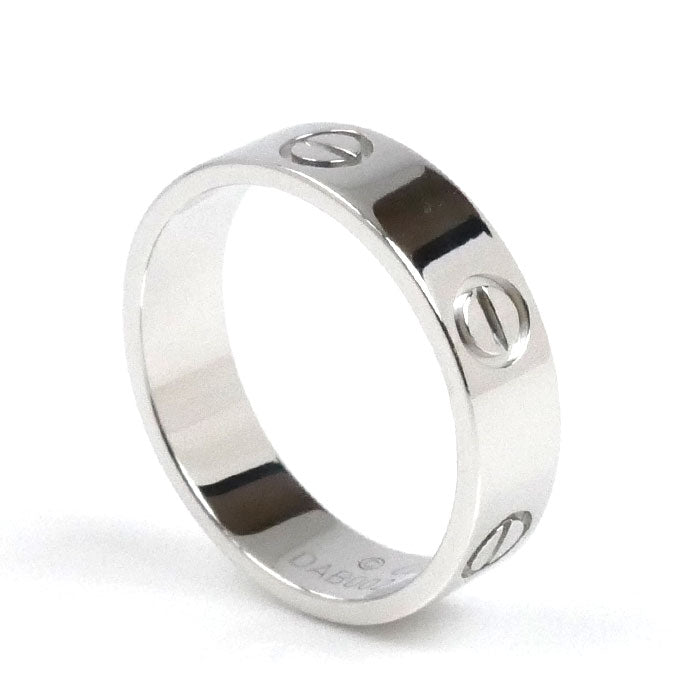 CARTIER カルティエ K18WG ホワイトゴールド ラブ リング リング・指輪 B4084759 18.5号 59 6.7g レディース【中古】【美品】