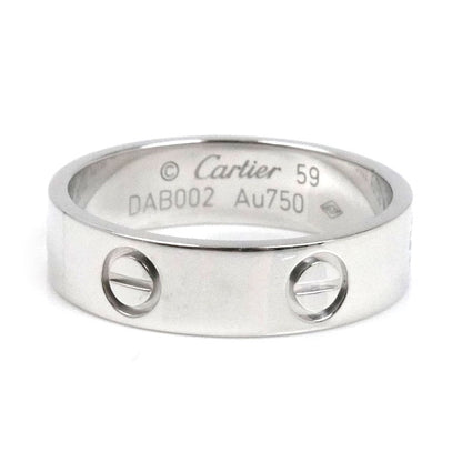 CARTIER カルティエ K18WG ホワイトゴールド ラブ リング リング・指輪 B4084759 18.5号 59 6.7g レディース【中古】【美品】