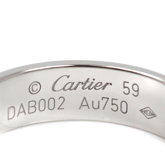 CARTIER カルティエ K18WG ホワイトゴールド ラブ リング リング・指輪 B4084759 18.5号 59 6.7g レディース【中古】【美品】