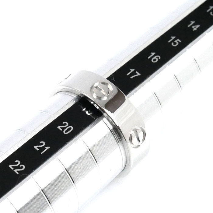CARTIER カルティエ K18WG ホワイトゴールド ラブ リング リング・指輪 B4084759 18.5号 59 6.7g レディース【中古】【美品】