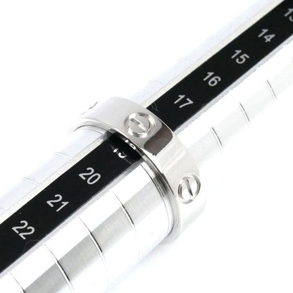 CARTIER カルティエ K18WG ホワイトゴールド ラブ リング リング・指輪 B4084759 18.5号 59 6.7g レディース【中古】【美品】
