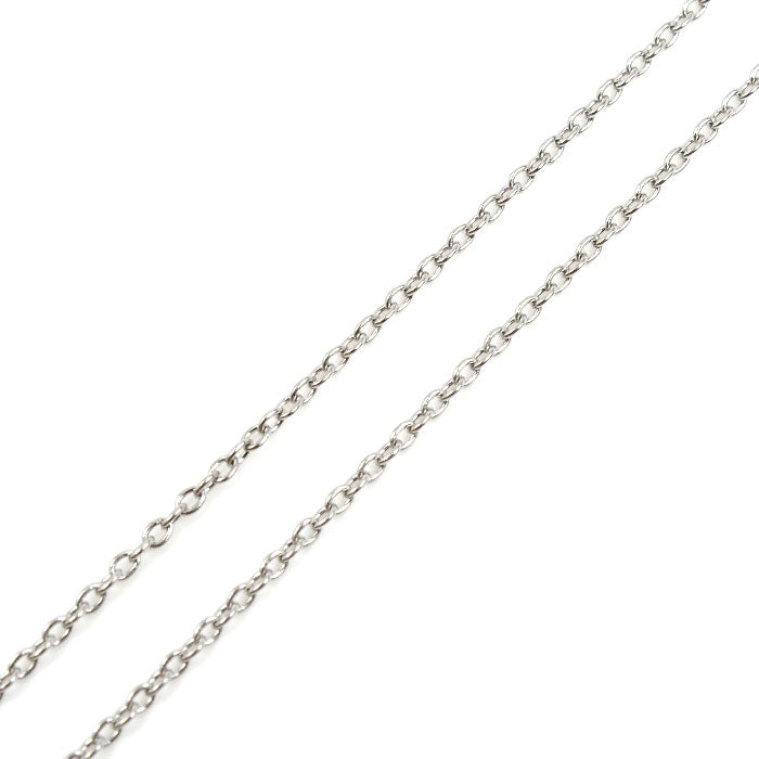 ROYAL ASSCHER Pt950プラチナ ネックレス ダイヤモンド0.30ct 3.7g ～45cm フリーチェーン レディース【中古】