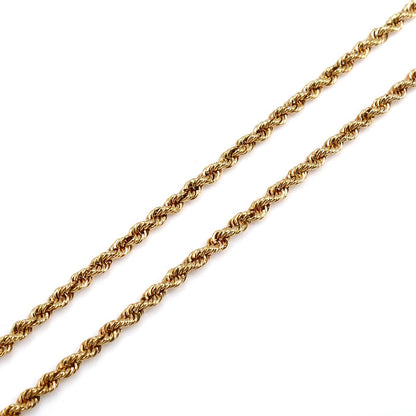 WALTHAM ウォルサム K18YG イエローゴールド スウィング ネックレス サファイア ダイヤモンド 11.1g 40cm レディース【中古】