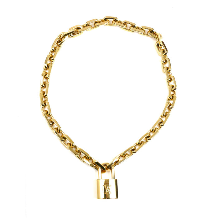 LOUIS VUITTON ルイ・ヴィトン GP コリエ LV エッジ カデナ ネックレス MP2993 DP0251 170g 47cm ユニセックス【中古】