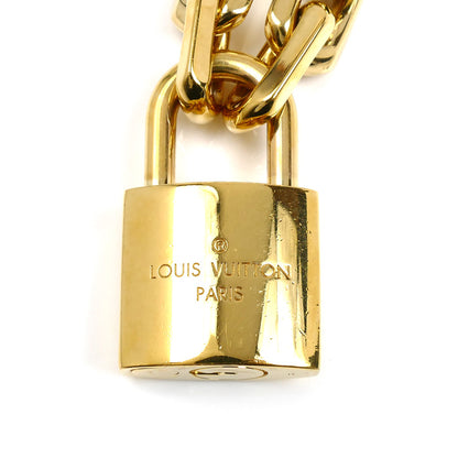 LOUIS VUITTON ルイ・ヴィトン GP コリエ LV エッジ カデナ ネックレス MP2993 DP0251 170g 47cm ユニセックス【中古】