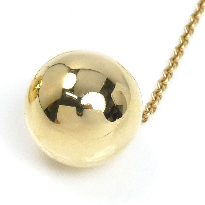 TIFFANY&Co. ティファニー K18YG イエローゴールド ハードウェア ボール ピアス 9.0g レディース【中古】