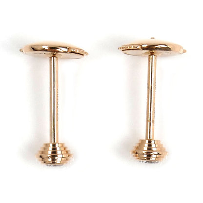 CARTIER カルティエ K18PG ピンクゴールド ダムール XS ピアス B8301214 ダイヤモンド 1.1g レディース【中古】【美品】