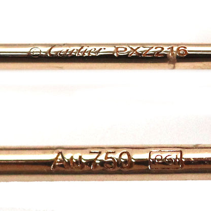 CARTIER カルティエ K18PG ピンクゴールド ダムール XS ピアス B8301214 ダイヤモンド 1.1g レディース【中古】【美品】
