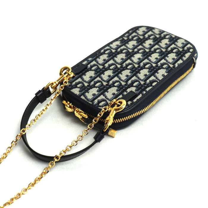 Dior ディオール 30モンテーニュ ポーチ ネイビー S2114UTZQ_M928 レディース【中古】【美品】