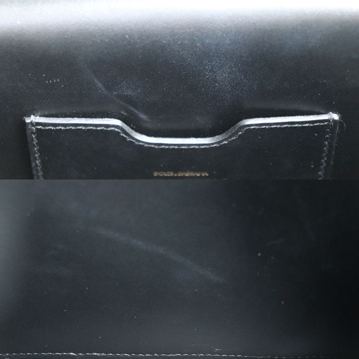 DOLCE&GABBANA ドルチェアンドガッバーナ ディヴォーション 2Wayショルダーバッグ ブラック BB6727AV8931 レディース【中古】