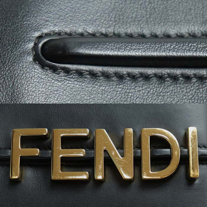 FENDI フェンディ フォンホルダー ショルダーバッグ ブラック 7AS192 レディース【中古】