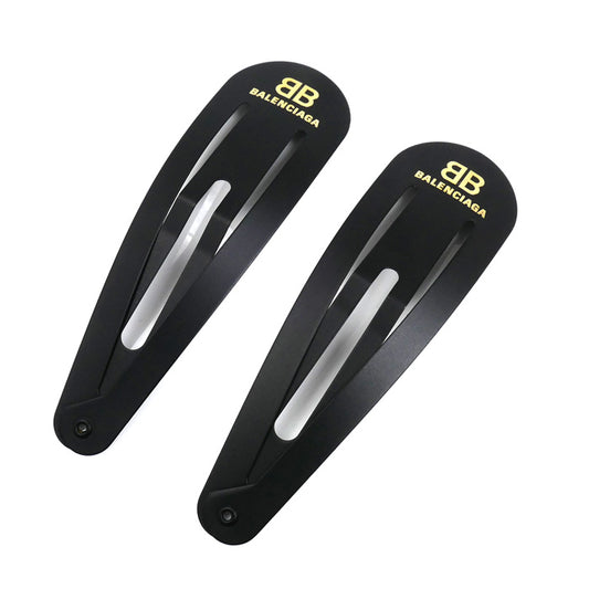 BALENCIAGA バレンシアガ スチール Holli Xxl スナップクリップ セット ヘアアクセサリー 699021TZS1K5610 レディース【中古】【美品】