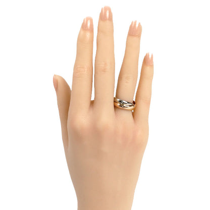CARTIER カルティエ K18YG/PG/WG トリニティ リング・指輪 12号 52 8.0g レディース【中古】【美品】