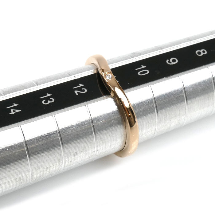 CARTIER カルティエ K18PG ピンクゴールド バレリーナ カーブ ウェディング 3P ダイヤ リング・指輪 B4098651 ダイヤモンド 11号 51 2.2g レディース【中古】【美品】