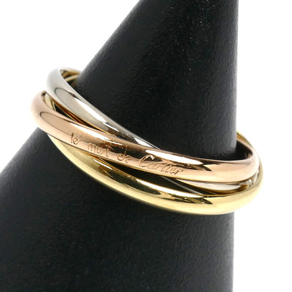 CARTIER カルティエ K18YG/PG/WG トリニティ XS les must de Cartier リング・指輪 14号 54 3.6g レディース【中古】【美品】