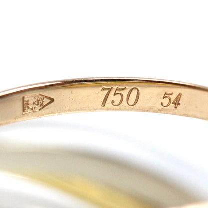 CARTIER カルティエ K18YG/PG/WG トリニティ XS les must de Cartier リング・指輪 14号 54 3.6g レディース【中古】【美品】