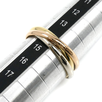 CARTIER カルティエ K18YG/PG/WG トリニティ XS les must de Cartier リング・指輪 14号 54 3.6g レディース【中古】【美品】