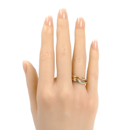 CARTIER カルティエ K18YG/PG/WG トリニティ XS les must de Cartier リング・指輪 14号 54 3.6g レディース【中古】【美品】