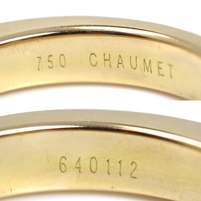 Chaumet ショーメ K18YG イエローゴールド リアン ドゥ ショーメ エヴィダンス 1P ダイヤ リング・指輪 ダイヤモンド 11.5号 7.5g プリンセスカット レディース【中古】