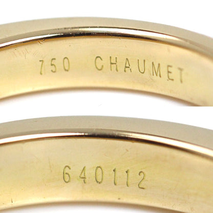 Chaumet ショーメ K18YG イエローゴールド リアン ドゥ ショーメ エヴィダンス 1P ダイヤ リング・指輪 ダイヤモンド 11.5号 7.5g プリンセスカット レディース【中古】