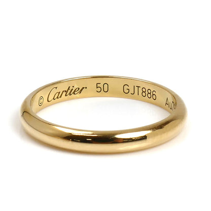 CARTIER カルティエ K18YG イエローゴールド 1895 ウェディング リング・指輪 B4002350 10号 50 2.2g レディース【中古】【美品】