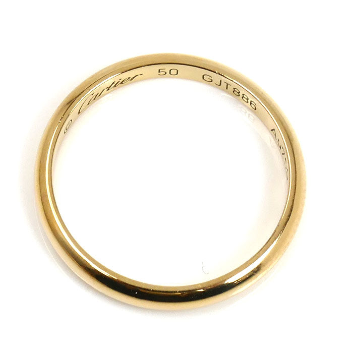 CARTIER カルティエ K18YG イエローゴールド 1895 ウェディング リング・指輪 B4002350 10号 50 2.2g レディース【中古】【美品】