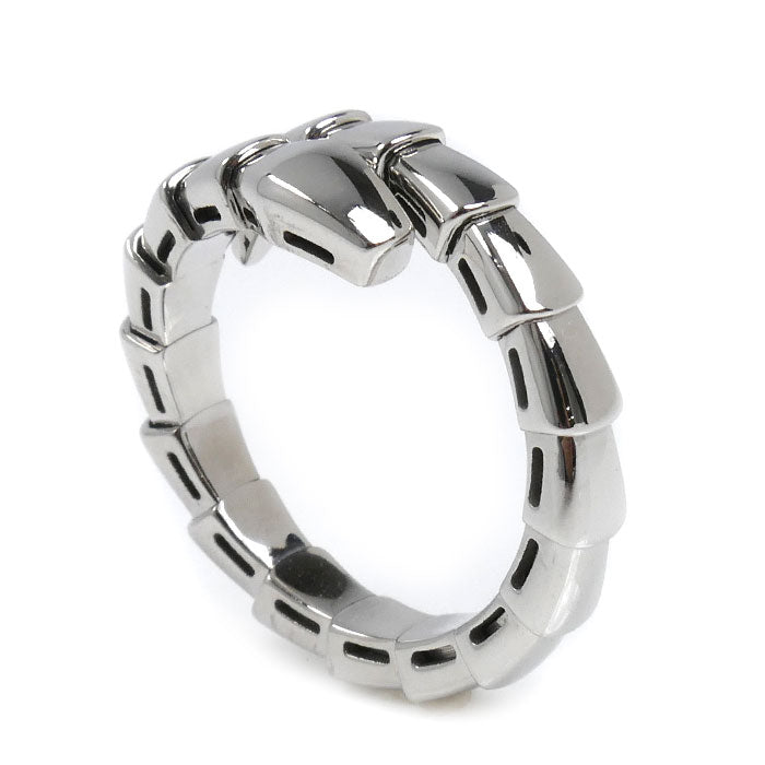 BVLGARI ブルガリ K18WG ホワイトゴールド セルペンティ ヴァイパー リング・指輪 358649 15号 7.2g L レディース【中古】【美品】