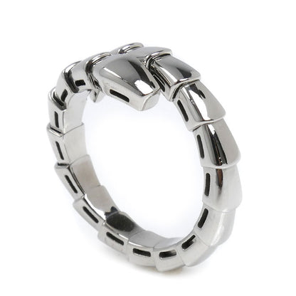BVLGARI ブルガリ K18WG ホワイトゴールド セルペンティ ヴァイパー リング・指輪 358649 15号 7.2g L レディース【中古】【美品】