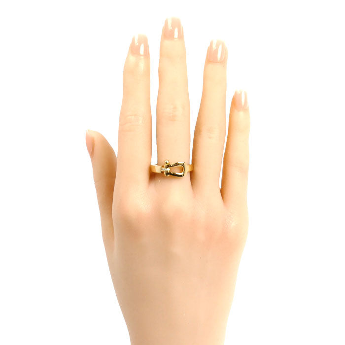 FRED フレッド K18YG イエローゴールド フォース10 ミディアム リング・指輪 4B0376 ダイヤモンド 17.5号 58 4.7g ユニセックス【中古】【美品】