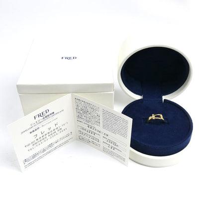 FRED フレッド K18YG イエローゴールド フォース10 ミディアム リング・指輪 4B0376 ダイヤモンド 17.5号 58 4.7g ユニセックス【中古】【美品】