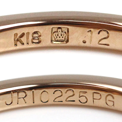 ROYAL ASSCHER K18PG ピンクゴールド ハーフエタニティ リング・指輪 JRI0225PG ダイヤモンド0.12ct 11号 2.0g レディース【中古】【美品】