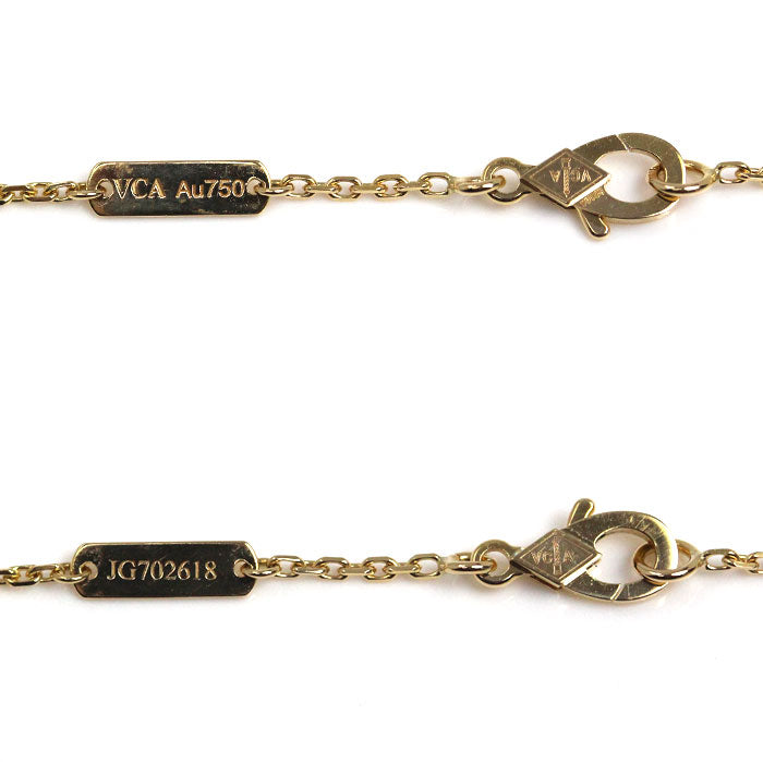 Van Cleef & Arpels ヴァンクリーフ＆アーペル K18YG イエローゴールド フォルサ チェーン ネックレス VCARO3YJ00 3.4g 42cm レディース【中古】
