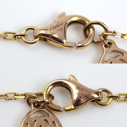 CARTIER カルティエ K18PG ピンクゴールド ダムール SM ダイヤ ネックレス B7215700 ダイヤモンド 2.8g 38/41cm レディース【中古】