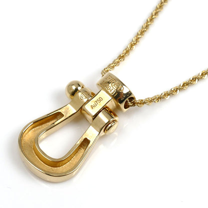 FRED フレッド K18YG イエローゴールド フォース10 ペンダント ラージモデル ネックレス 3B0208/7B0230 ダイヤモンド 10g 45/47.5/50cm ユニセックス【中古】【美品】