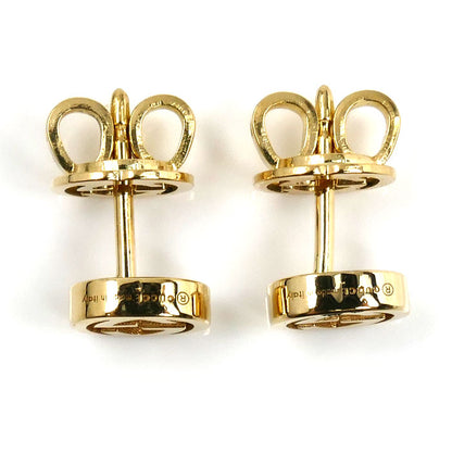 GUCCI グッチ K18YG イエローゴールド インターロッキングG ピアス 662111 J8500 8000 2.1g レディース【中古】【美品】