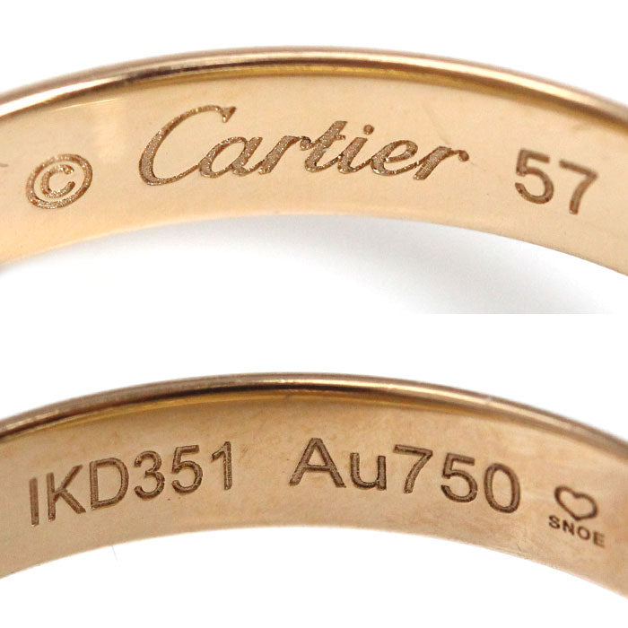CARTIER カルティエ K18YG/PG/WG トリニティ リング・指輪 16.5号 57 9.4g レディース【中古】【美品】