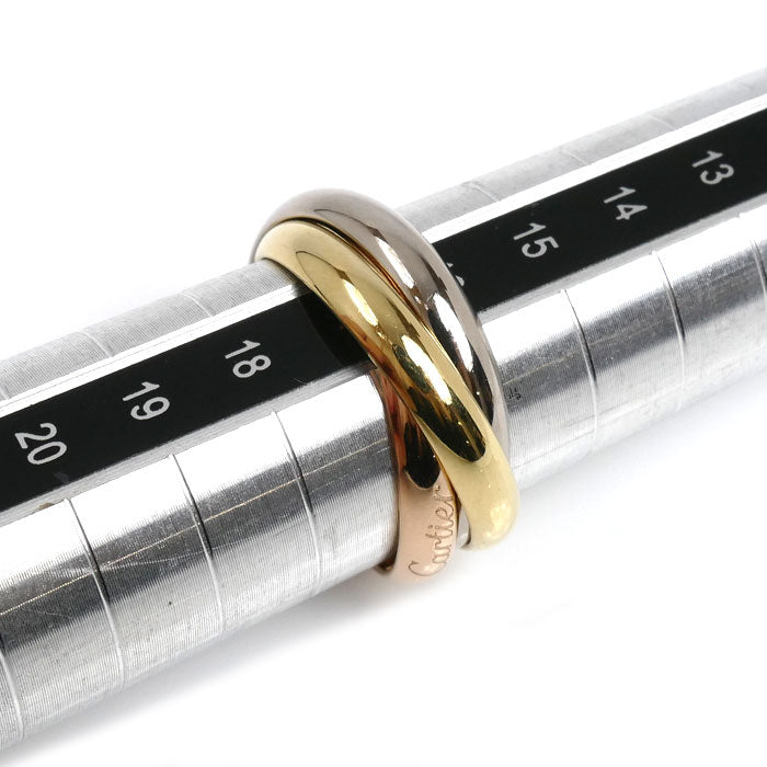 CARTIER カルティエ K18YG/PG/WG トリニティ リング・指輪 16.5号 57 9.4g レディース【中古】【美品】