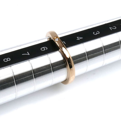 CARTIER カルティエ K18PG ピンクゴールド バレリーナ カーブ ウェディング 3P ダイヤ リング・指輪 B4098645 ダイヤモンド 5号 45 2.2g レディース【中古】【美品】