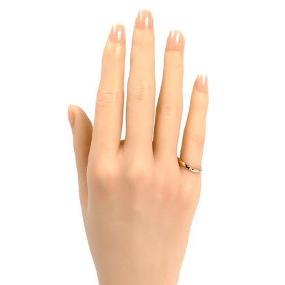 CARTIER カルティエ K18PG ピンクゴールド バレリーナ カーブ ウェディング 3P ダイヤ リング・指輪 B4098645 ダイヤモンド 5号 45 2.2g レディース【中古】【美品】