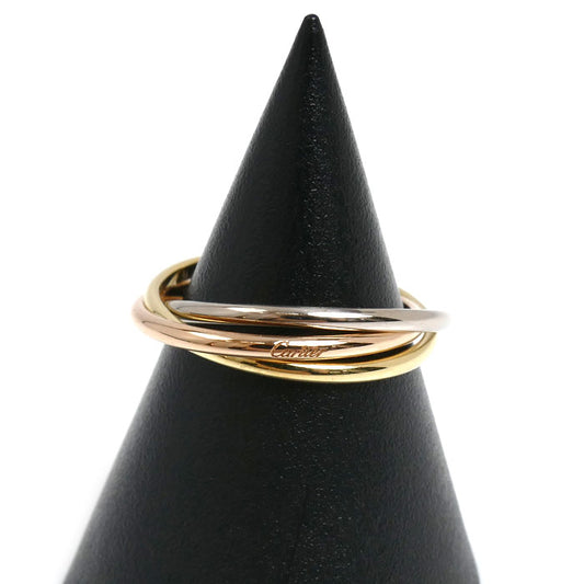 CARTIER カルティエ K18YG/PG/WG トリニティ リング・指輪 10号 50 3.2g レディース【中古】