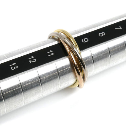 CARTIER カルティエ K18YG/PG/WG トリニティ リング・指輪 10号 50 3.2g レディース【中古】