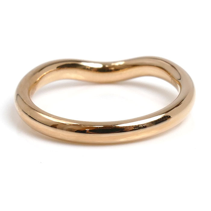 TIFFANY&Co. ティファニー K18PG ピンクゴールド カーブドバンド 9P