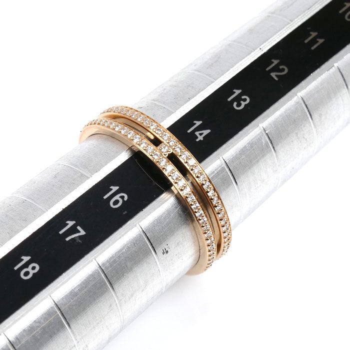 HERMES エルメス K18PG ピンクゴールド アリアンヌ ダイヤ リング・指輪 H119699B 00055 ダイヤモンド 14.5号 55 2.8g レディース【中古】【美品】